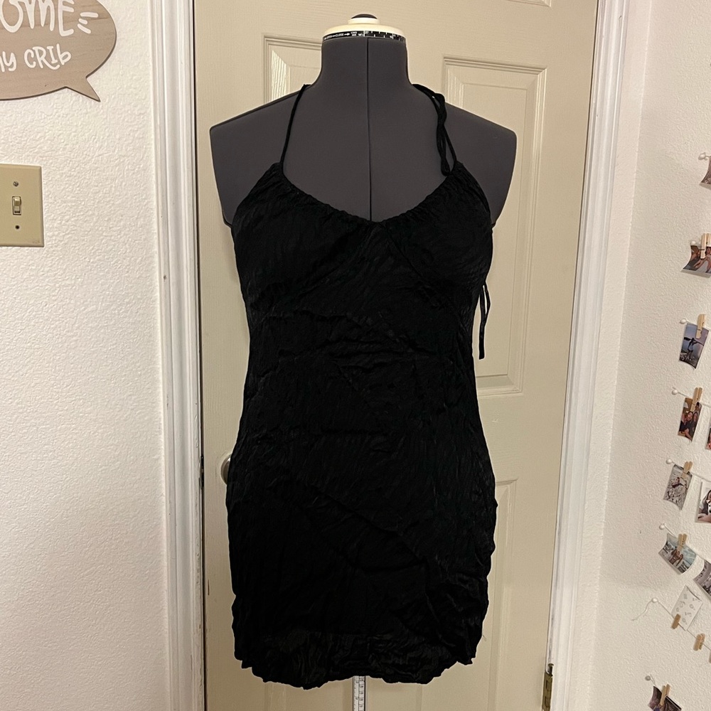 Motel Rocks Black Mini Dress